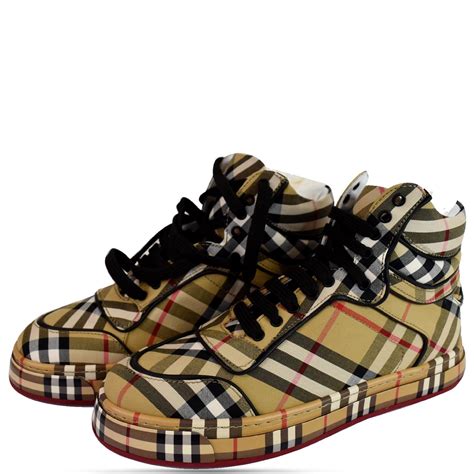 burberry sneaker sale|designer burberry high top sneakers.